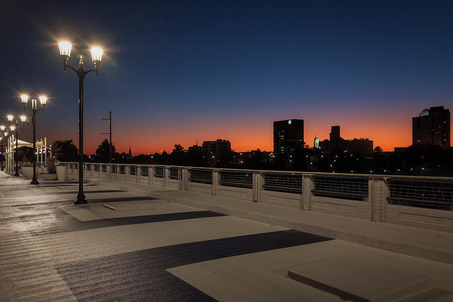 5th Street Bridge Sunset-1 Photograph by John Kirkland