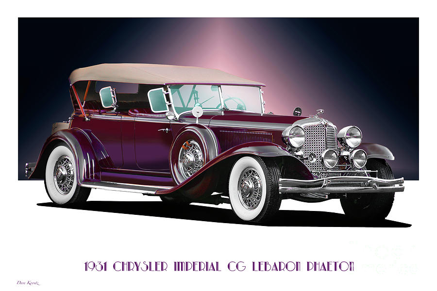 1931 Chrysler Imperial CG LeBaron  #6 Photograph by Dave Koontz