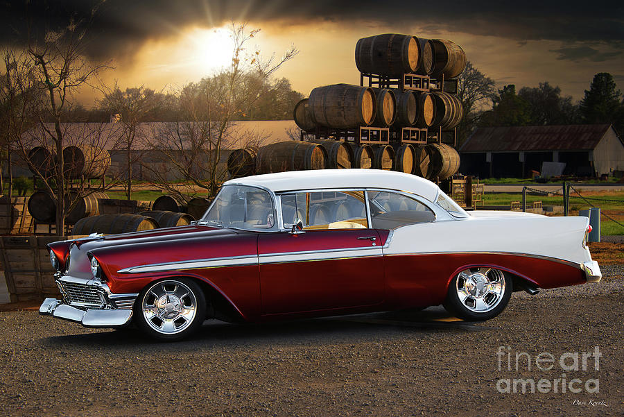 1956 Chevrolet Bel Air #6 Photograph by Dave Koontz