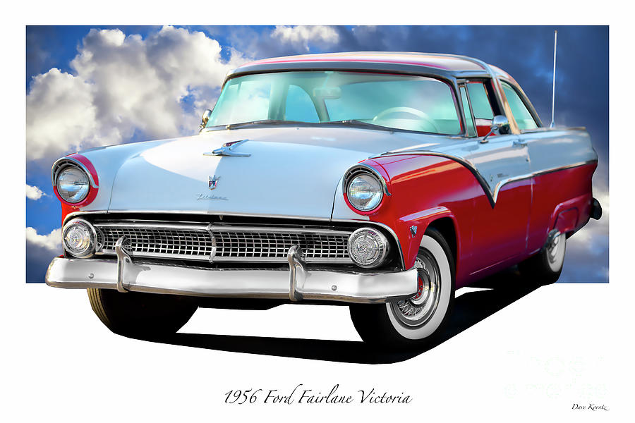 1956 Ford Fairlane Victoria Photograph by Dave Koontz - Fine Art America