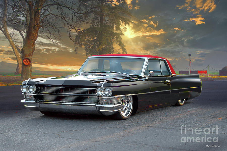 1962 Cadillac Custom Coupe DeVille #6 Photograph by Dave Koontz