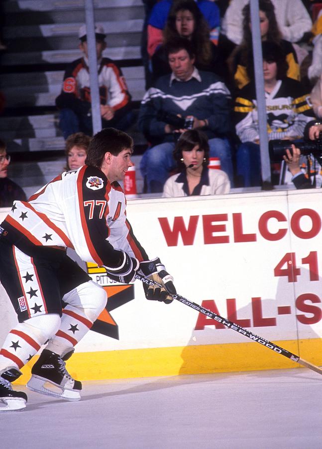 1990 41st NHL All-Star Game:  Campbell Conference v Wales Conference #6 Photograph by Bruce Bennett