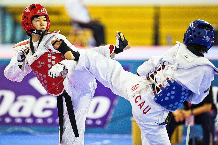 20th Asian Taekwondo Championships - Day 2 #6 Photograph by Athit Perawongmetha