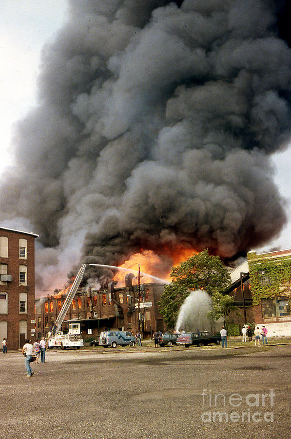 9-02-85 Passaic, NJ Labor Day Fire, Conflagration  #6 Photograph by Steven Spak