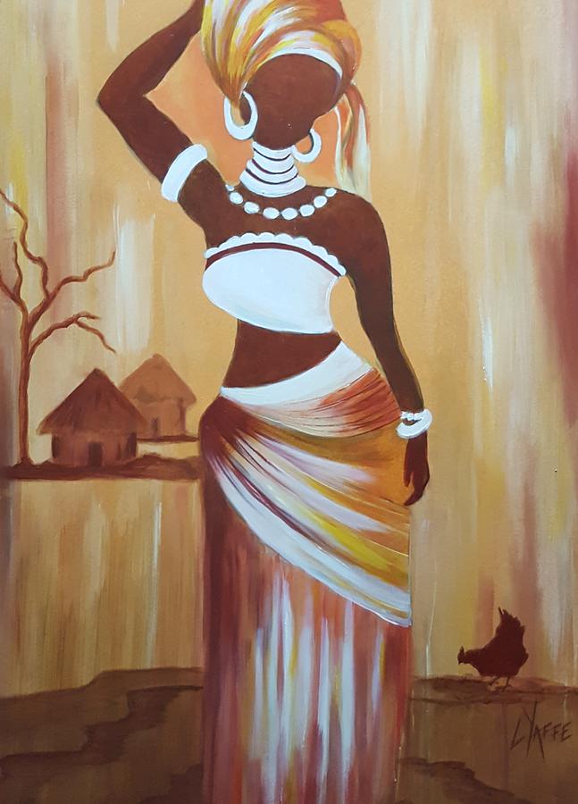 African Woman Digital Art
