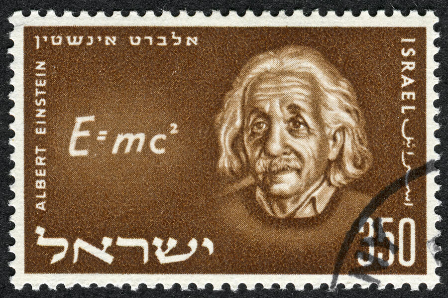 Albert Einstein Stamp #6 Photograph by Traveler1116 Albert Einstein Stamp #6 Photograph by Traveler1116