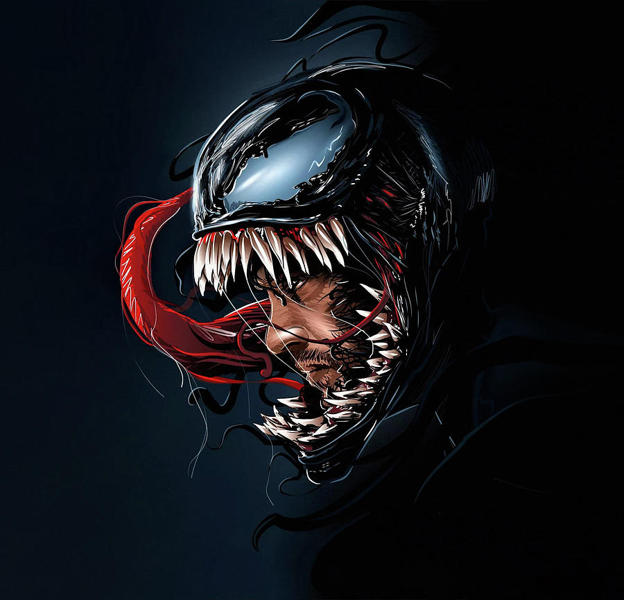 Alien Black Symbiote Digital Art by Britt McMorran - Pixels