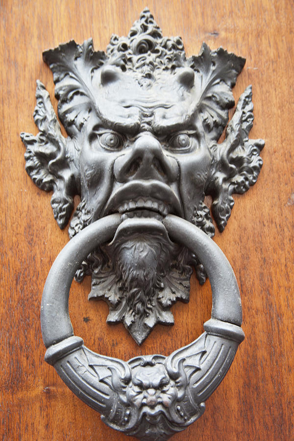 Ancient italian door knocker Photograph by Liss Art Studio - Fine Art