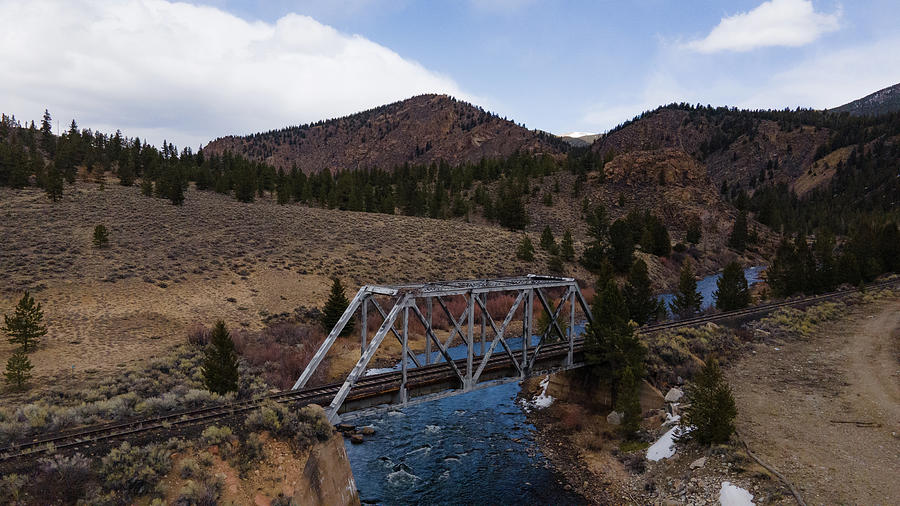 Antique steel truss bridge in Colorado #6 Photograph by Eldon McGraw