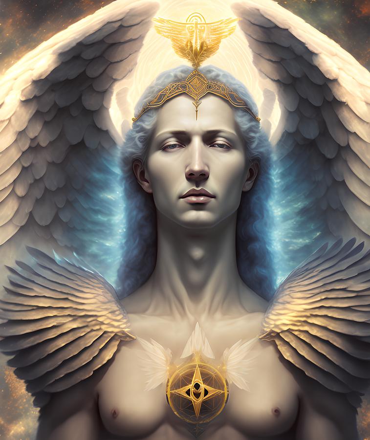 Archangel Metatron - Angel of Wisdom and Learning, Generative AI ...