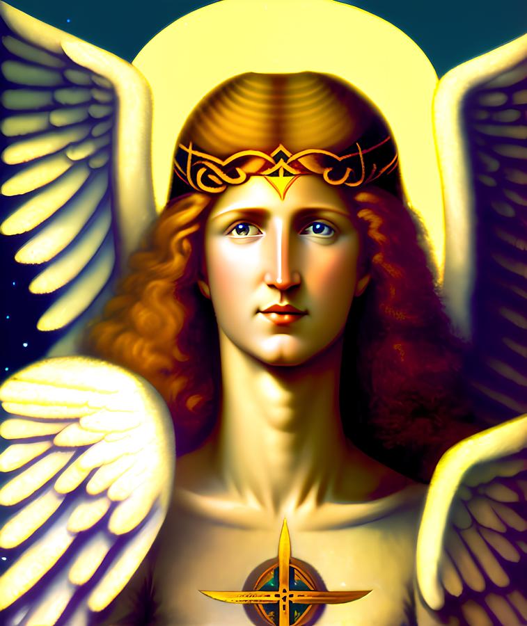 Archangel Raphael - Angel of Miracles and Healing, Generative AI ...