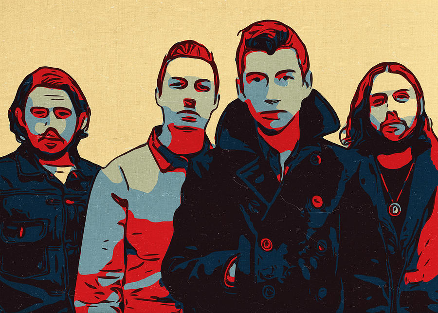 Arctic Monkeys Artwork Painting by Taoteching Art