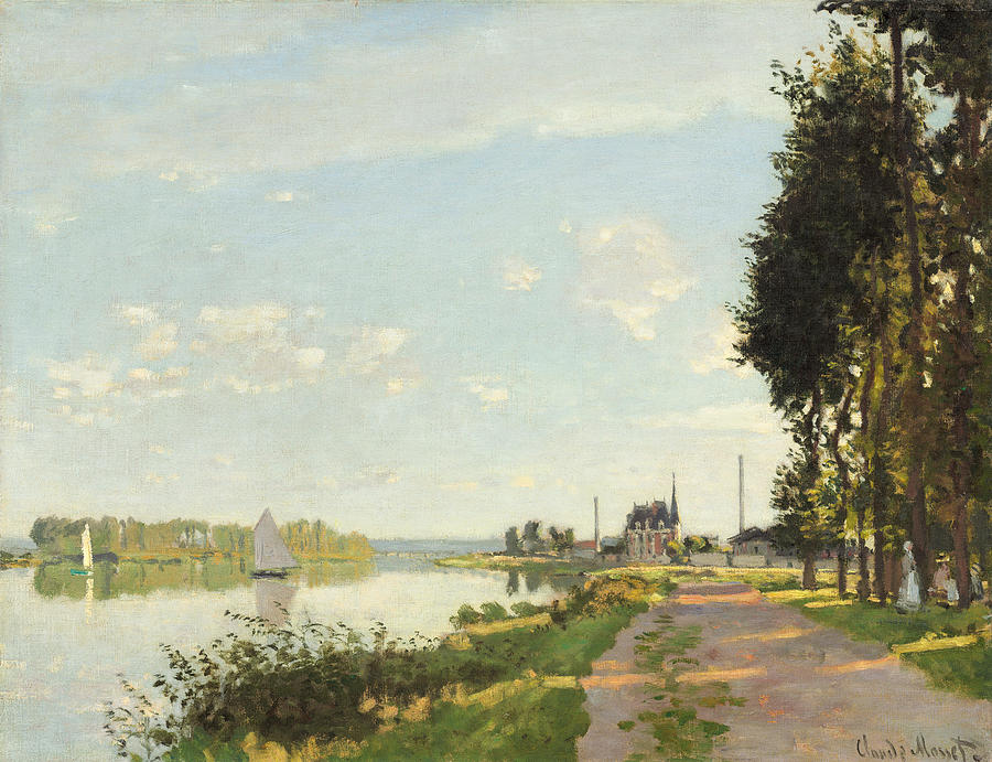 Claude Monet Painting - Argenteuil  #6 by Claude Monet
