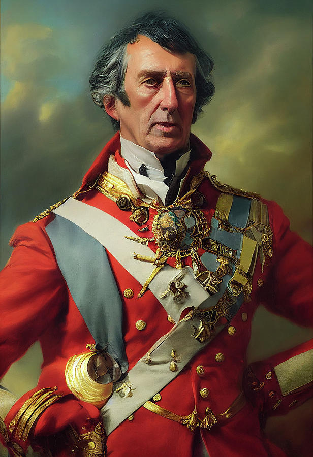 Arthur Wellesley, 1st Duke of Wellington Inspired Portrait Digital Art ...