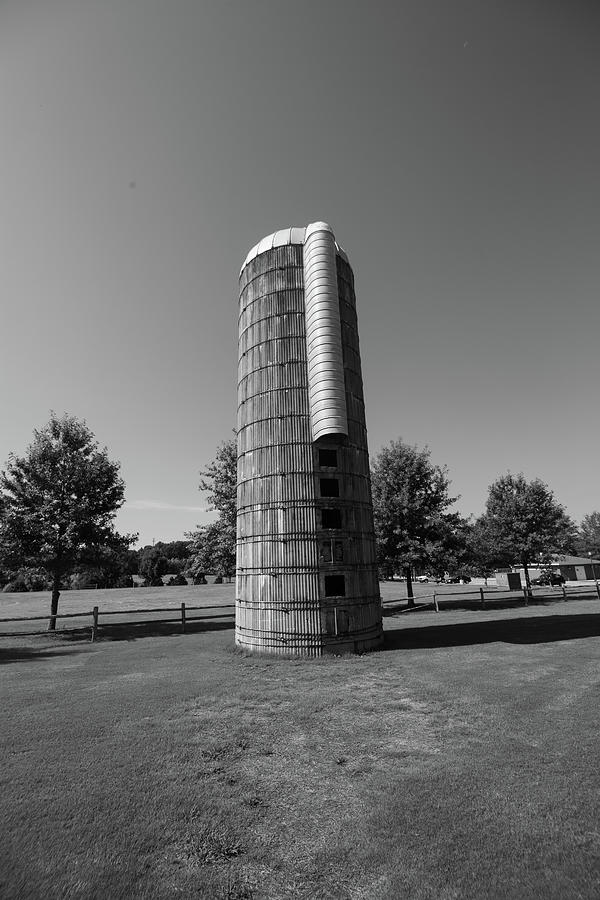 Farm silo at Auburn University Photograph by Eldon McGraw