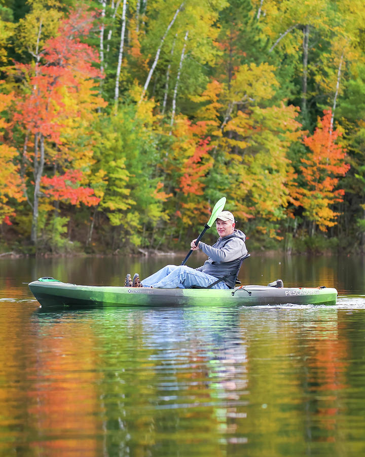 Autumn Kayaking #6 Photograph by Brook Burling