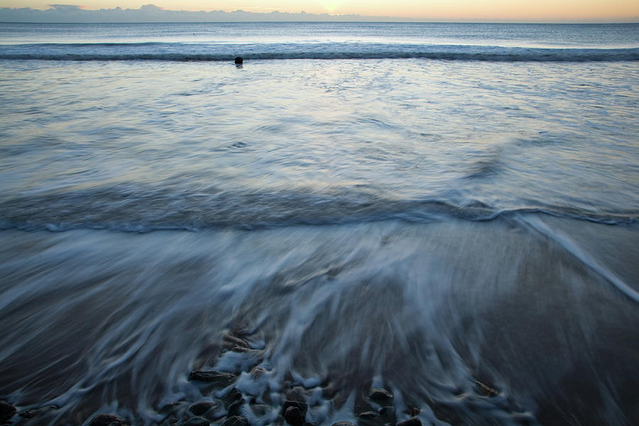 Ballynaclash beach at dawn, Blackwater, County Wexford, Ireland. #6 Photograph by Ian Middleton