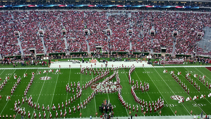 Bama Script A #6 Photograph by Kenny Glover