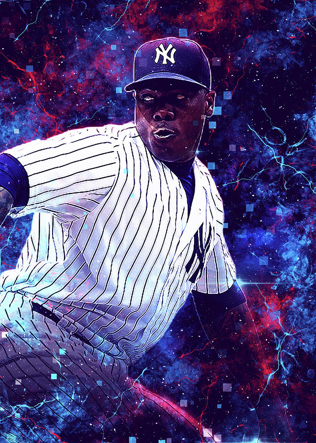 MLB Baseball Aroldischapman Aroldis Chapman Aroldis Chapman New York  Yankees Newyorkyankees Digital Art by Wrenn Huber - Pixels
