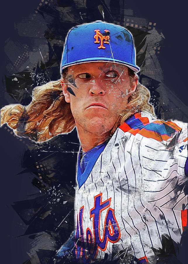 MLB Noahsyndergaard Noah Syndergaard Noah Syndergaard Thor New York Mets  Newyorkmets Noahsethsynderg Digital Art by Wrenn Huber - Fine Art America