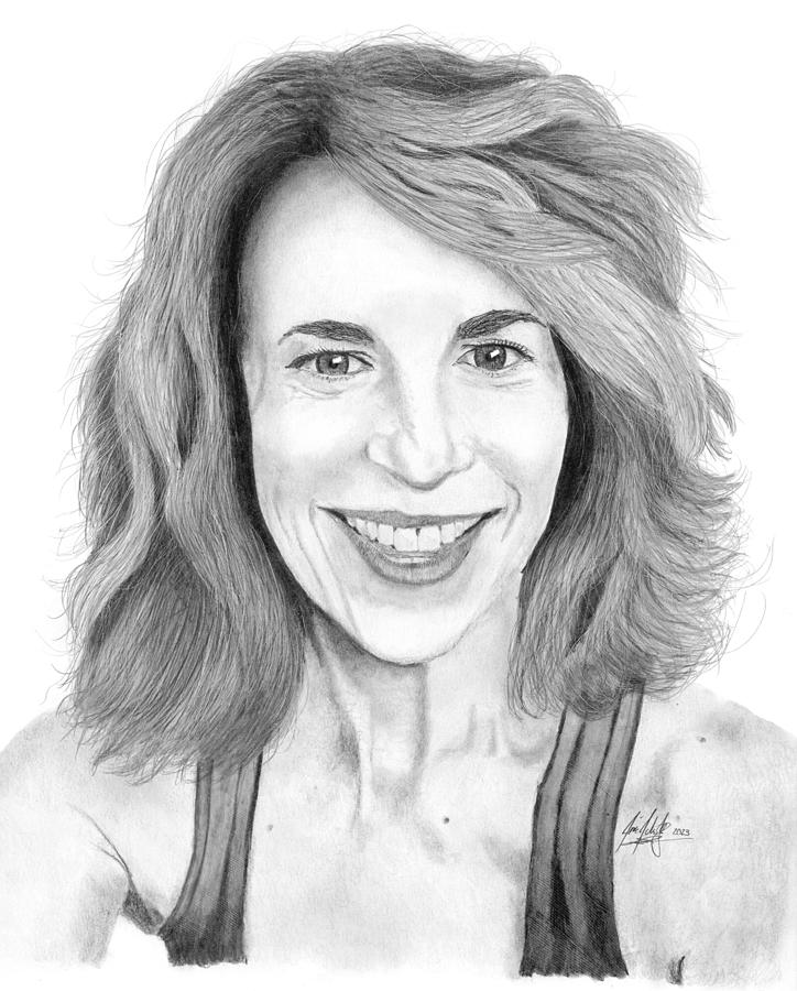 Beautiful Woman Portrait Drawing by James Schultz Fine Art America