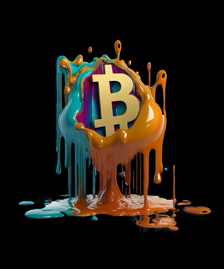 Bitcoin Splash Art Digital Art by About Passion Art - Fine Art America