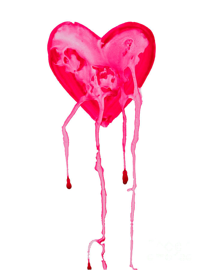 Bleeding Heart Painting by Michal Boubin - Fine Art America