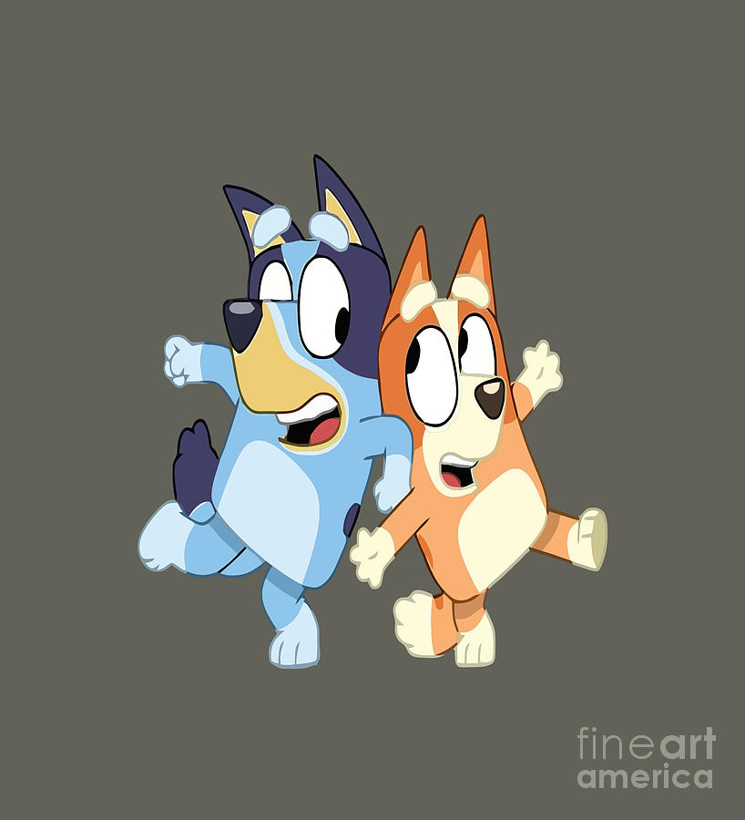 Bluey Digital Art by Ke Empat - Pixels