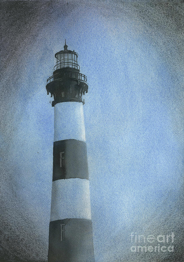 Lighthouse Painting - Bodie Island Lighthouse #6 by Ryan Fox