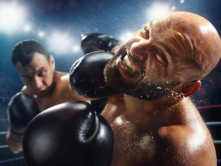 Boxing: Extremely powerful punch #6 Photograph by Dmytro Aksonov