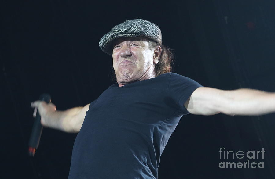 Brian Johnson Ac Dc Photograph by Concert Photos Fine Art America