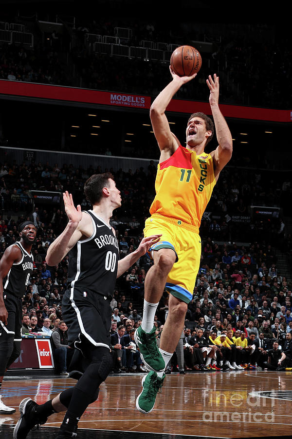 Brook Lopez Photograph by Nathaniel S. Butler