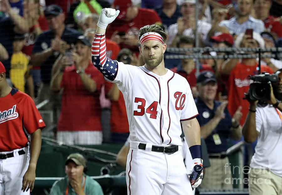 Bryce Harper #6 Photograph by Rob Carr
