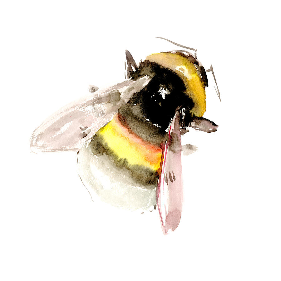 Bumblebee #6 Painting by Suren Nersisyan