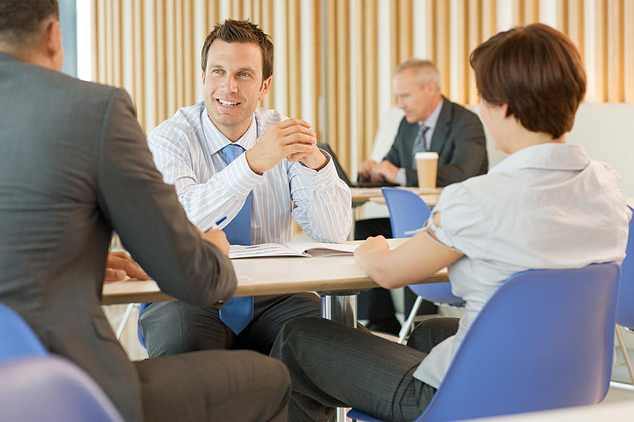 Businesspeople in meeting #6 Photograph by Image Source