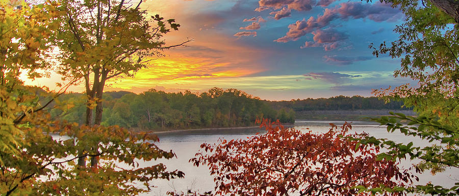 #6 Caesar Creek Special Sunset series #6 Photograph by Randall Branham
