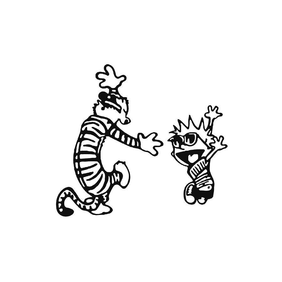 Calvin And Hobbes Digital Art by Keith E Mattingly - Fine Art America