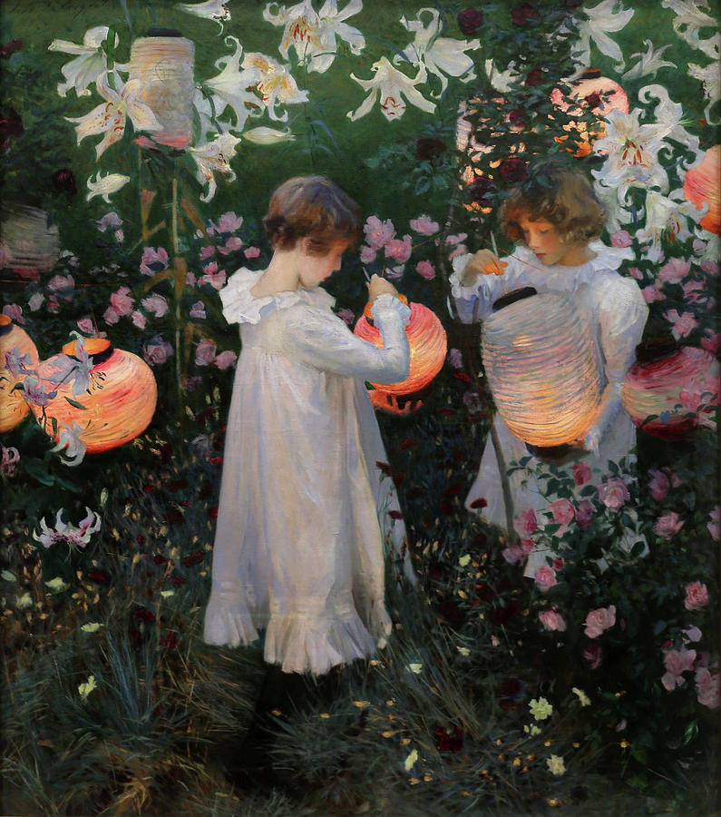 Lily Painting - Carnation, Lily, Lily, Rose #3 by John Singer Sargent