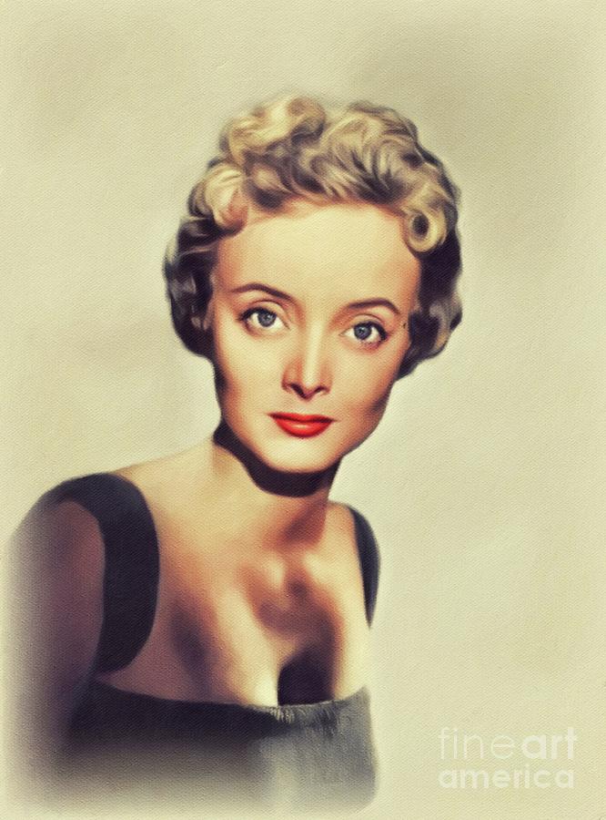 Carolyn Jones, Vintage Actress Painting by Esoterica Art Agency - Pixels