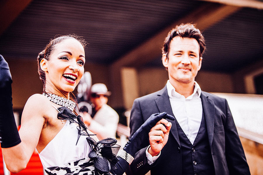 Celebrity couple on red carpet in Cannes #6 Photograph by Mbbirdy