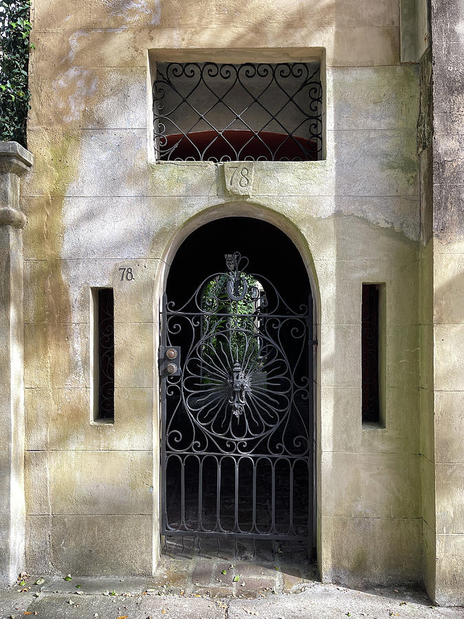Charleston Wrought Iron Garden Gate, South Carolina #6 Photograph by Dawna Moore Photography