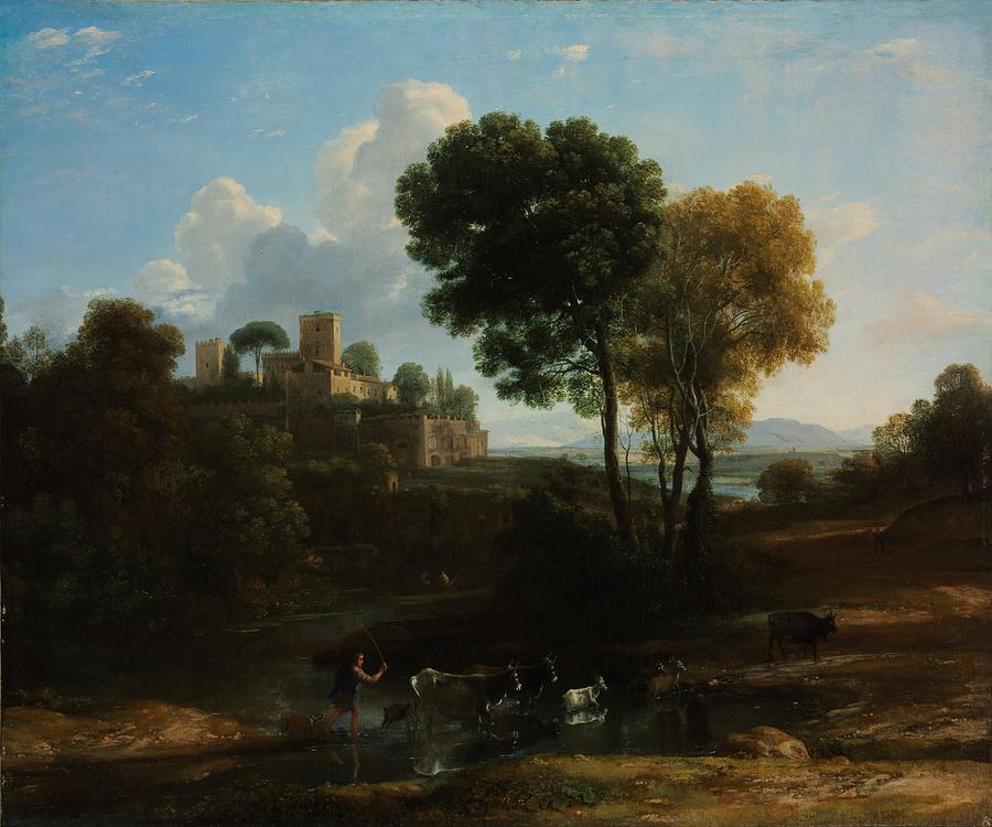 Claude Lorrain Painting by Artful Home Gallery - Pixels