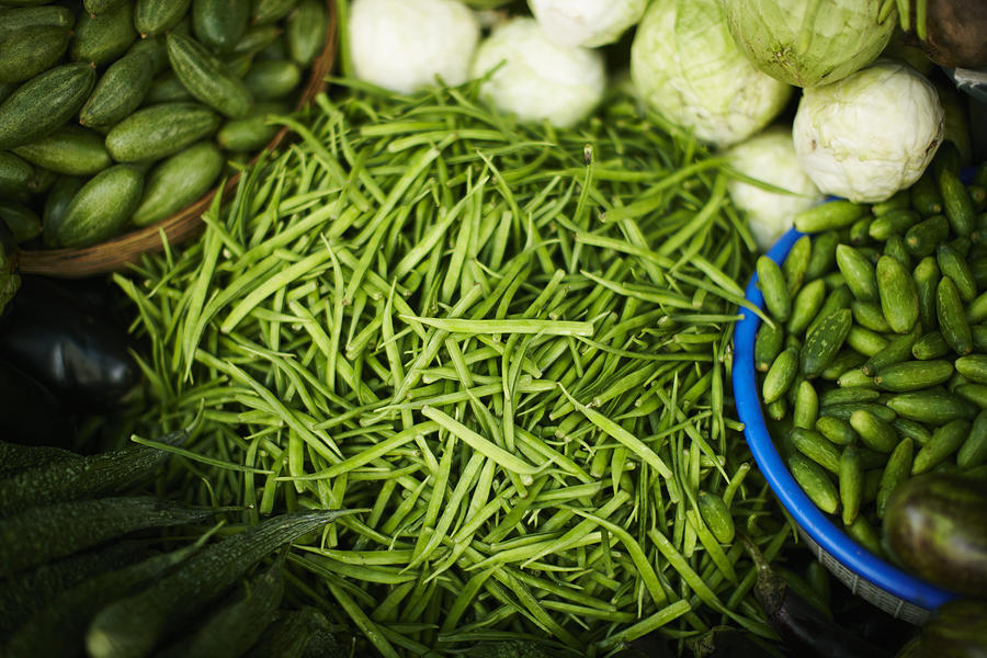 Close up of vegetables for sale #6 Photograph by Niels Busch