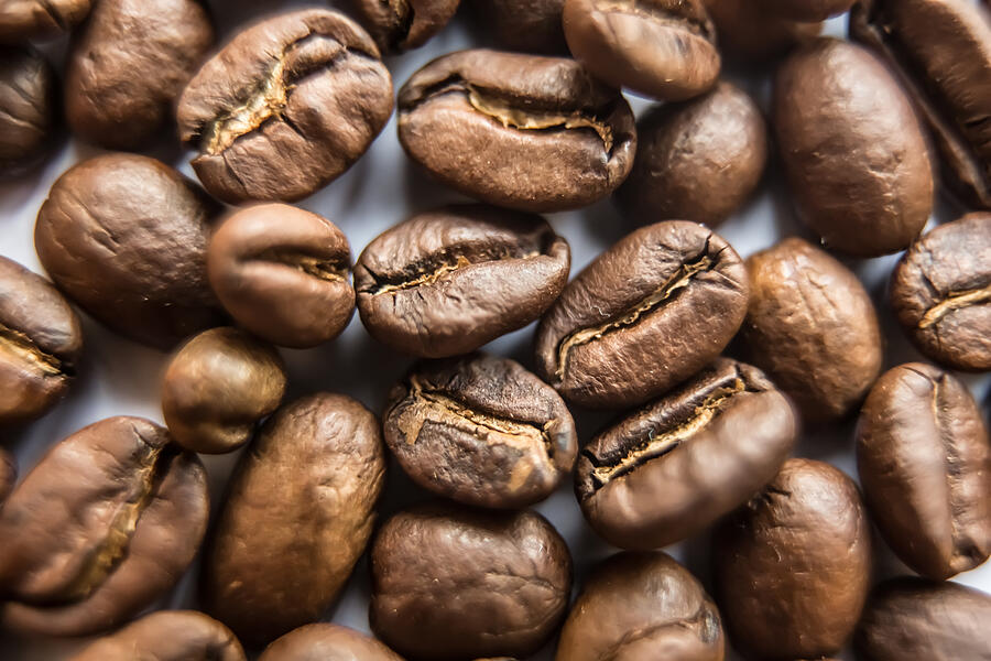 Closeup Of Brown Coffee Background #6 Photograph by Sarymsakov