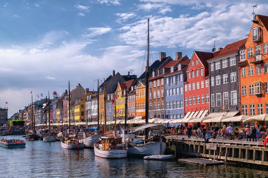 Colorful buildings of Nyhavn in Copenhagen, Denmark #6 Photograph by Elenarts - Elena Duvernay photo