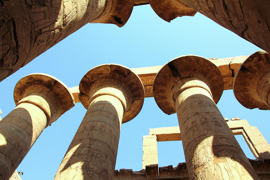 Columns In Karnak Temple #6 Photograph by Mikhail Kokhanchikov