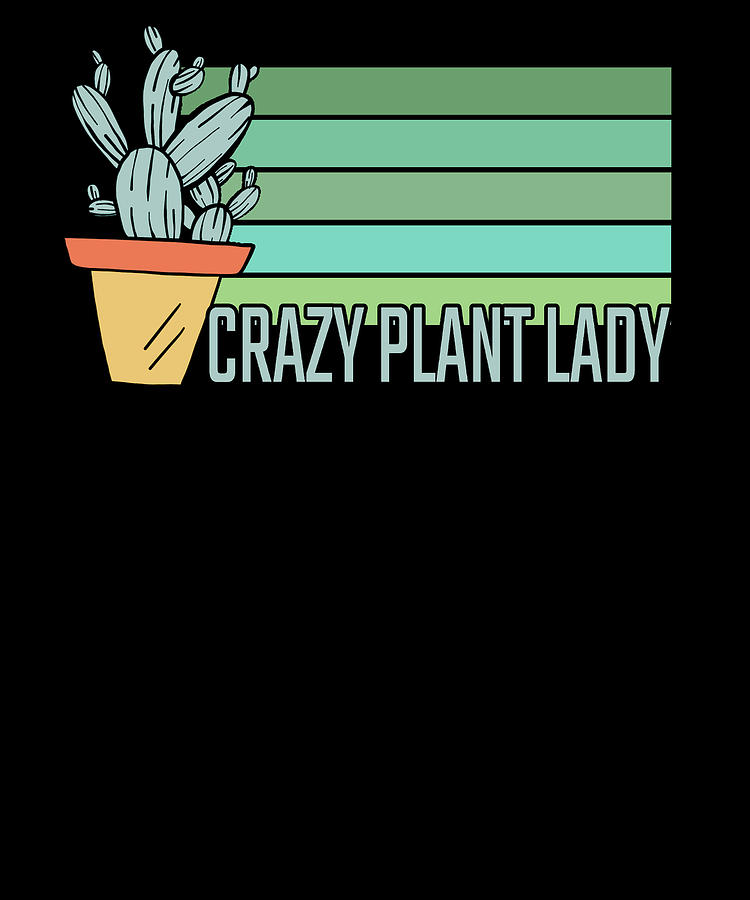 Crazy Plant Lady #6 Digital Art by Britta Zehm