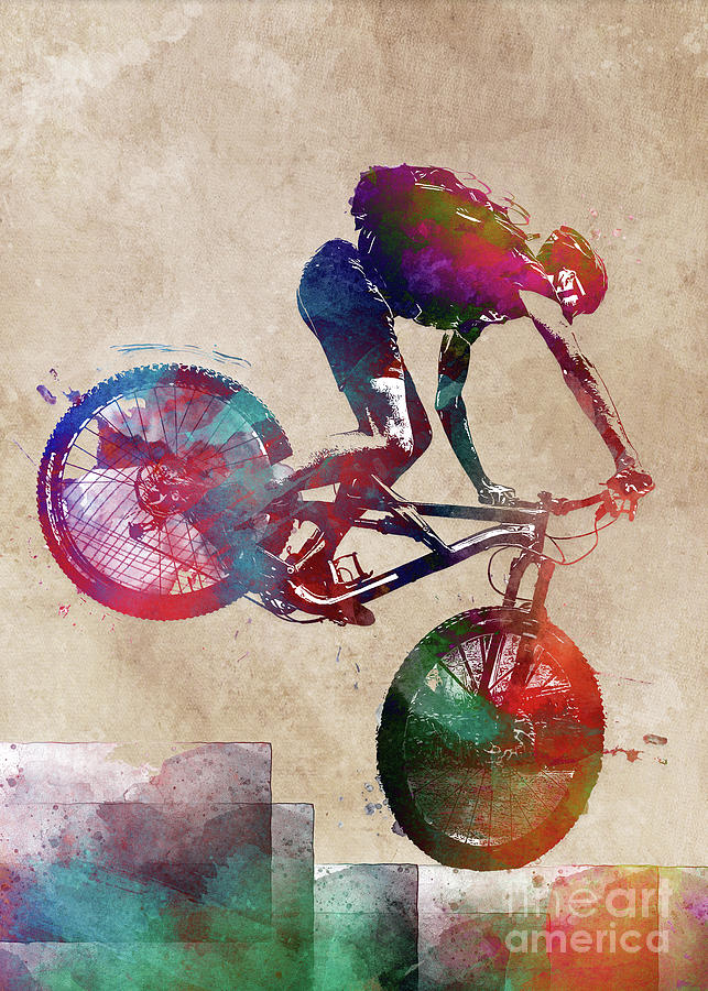 Cycling #cycling #sport #bike #6 Digital Art by Justyna Jaszke JBJart