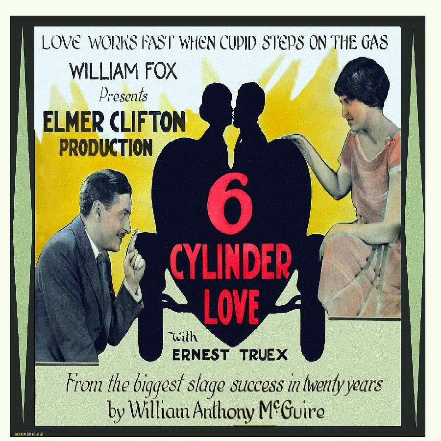 6 Cylinder Love 1923 Digital Art by Original Movie Poster Fine Art