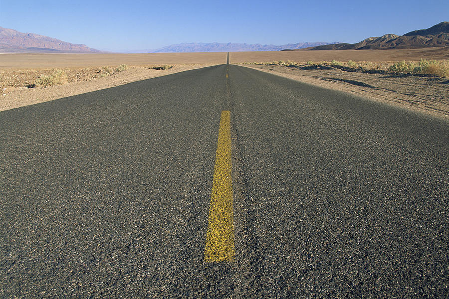 Desert highway #6 Photograph by Comstock Images